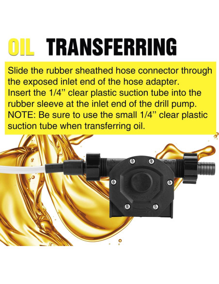 Bomba de Transferencia Manual TRUPOW 0.57 kg para Agua y Aceite