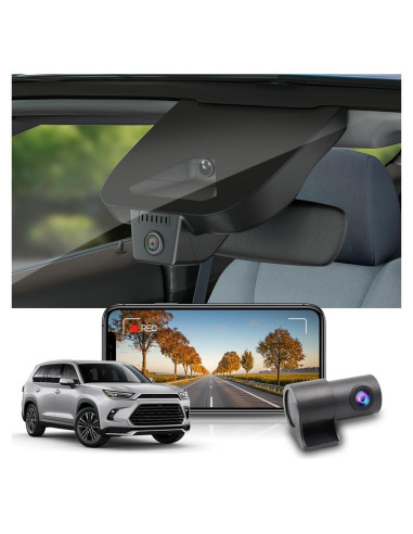 Cámara de Salpicadero Dual 4K Fitcamx para Toyota Grand Highlander 2024-2025