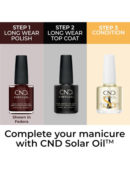 Esmalte de Uñas CND Vinylux 15 ml Marrón Terracota Brillo