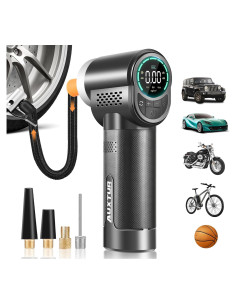 Inflador de Neumáticos Portátil AUXTUR 150PSI con Luz LED