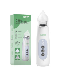 Aspirador Nasal Eléctrico DUIEYNO para Bebés - 5 Niveles, 2 Puntas