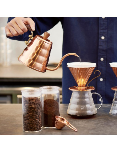 Tetera de Goteo HARIO VKBR-90-CP Cobre 700 ml Hecho en Japón