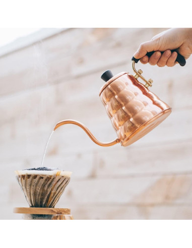 Tetera de Goteo HARIO VKBR-90-CP Cobre 700 ml Hecho en Japón