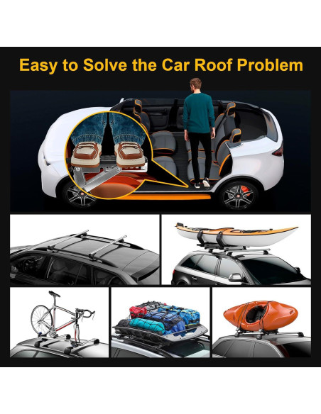 Escalón de puerta de coche SYMI SMMR universal negro 181 kg