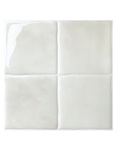 Azulejos Autoadhesivos Smart Tiles Oia Marfil 5 Hojas 22.86 cm