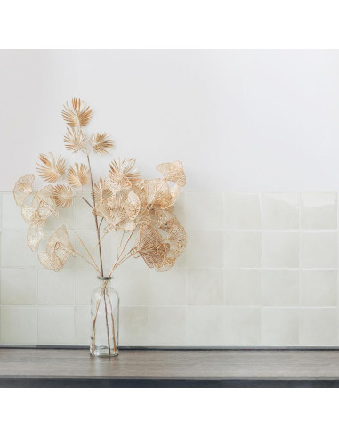 Azulejos Autoadhesivos Smart Tiles Oia Marfil 5 Hojas 22.86 cm