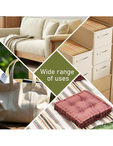 Parches de Tela de Lino Autoadhesivos CLINTT 20x28 cm 2 Pcs