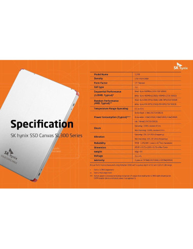 SSD Interno SK hynix 250GB 2.5" HFS250G32TND-N1A2A