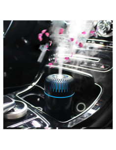 Difusor de Aroma Unee 100ml USB para Auto y Hogar Negro