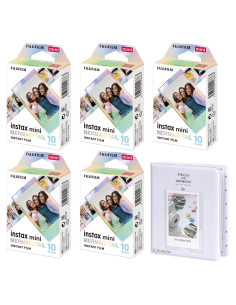 Película Fujifilm Instax Mini Cola de Sirena 50 Exposiciones + Álbum