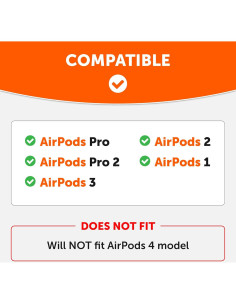 Ganchos para AirPods Pro 1, 2 y 3 WC HookZ - Negro 2