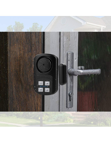 Alarma de Puerta Impermeable HENDUN 140 dB para Exterior