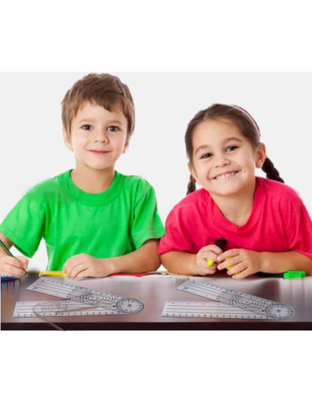 Reglas de Medición de Ángulo Aylifu 3 Piezas 360 Grados