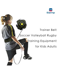 Cinturón de Entrenamiento de Fútbol Eiarrnp Ajustable 53-86 cm 2
