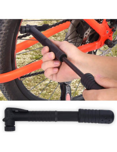 Mini bomba de bicicleta EBTOOLS 120 PSI portátil con soporte 2