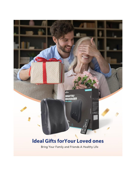 Masajeador de Espalda Boriwat R19 con Calor y Shiatsu 4D