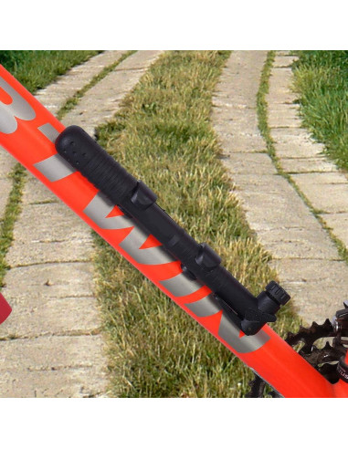 Mini bomba de bicicleta EBTOOLS 120 PSI portátil con soporte