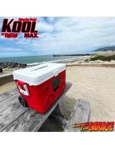 Cooler Bluetooth TUNES2GO KoolMax Fireball 37.85L Rojo 2