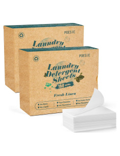 Hojas de detergente Poesie Lino Fresco 320 cargas ecológicas