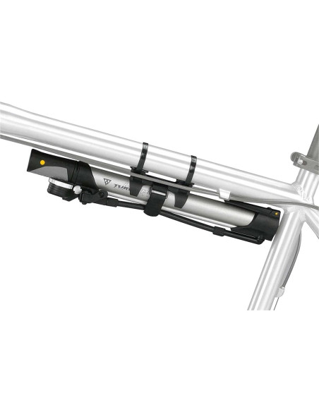 Bomba de Bicicleta Topeak Turbo Morph con Manómetro - Plata/Negro