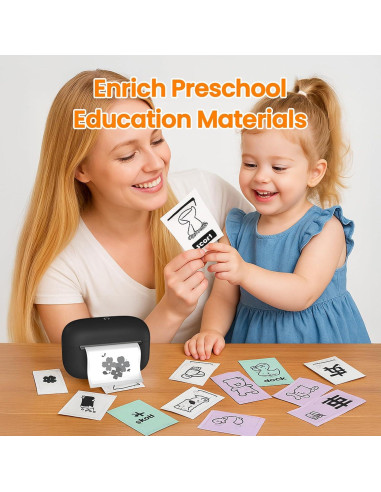 Impresora de Etiquetas Portátil NULLTONEX 3 cm, 50 Hojas