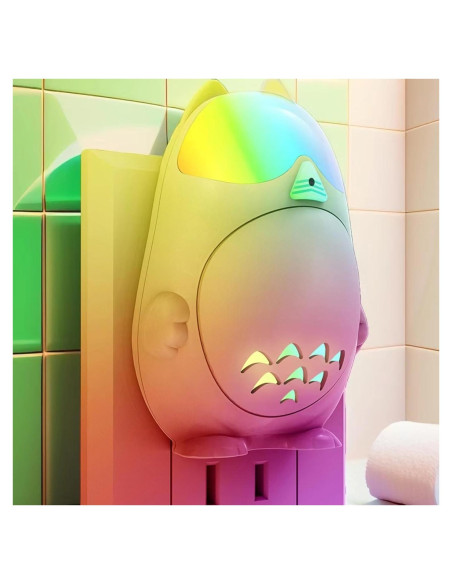 Luz Nocturna Inteligente RAVEtone LED RGB Regulable 2 Pzs