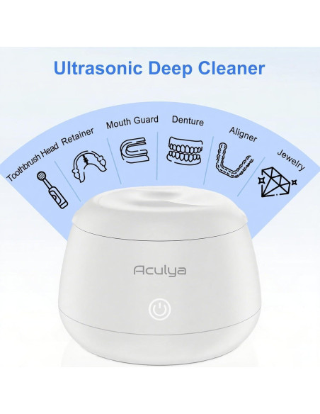 Limpiador Ultrasónico Dental Aculya SC-194 200ml Blanco