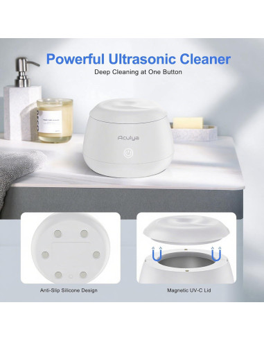 Limpiador Ultrasónico Dental Aculya SC-194 200ml Blanco