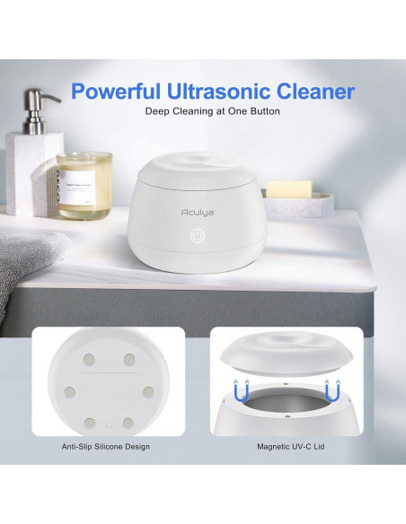 Limpiador Ultrasónico Dental Aculya SC-194 200ml Blanco