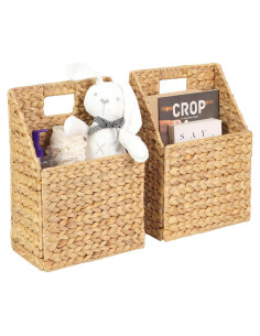 Cestas de Almacenamiento Colgantes SIEUSALEVN - 2 Piezas de Jacinto de Agua