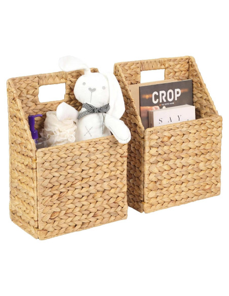 Cestas de Almacenamiento Colgantes SIEUSALEVN - 2 Piezas de Jacinto de Agua