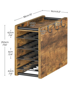 Soporte para Cajón de Cápsulas de Café YATINEY KH06BR 72 Cápsulas 2