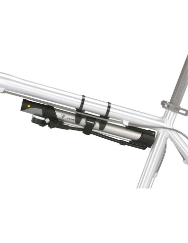 Bomba de Bicicleta Topeak Turbo Morph con Manómetro - Plata/Negro