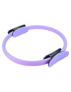 Anillo de Pilates ZJchao 38 cm Ligero y Portátil Violeta