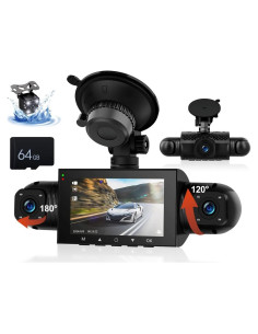 Cámara de Salpicadero CAMECHO 4 Canales 1080P con Visión Nocturna