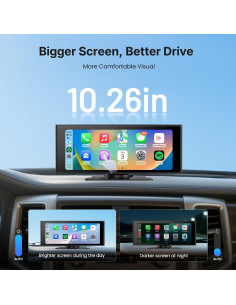 Pantalla Inalámbrica Car Play WonVon 10.26" 4K Bluetooth GPS 2