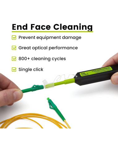 Limpiador de Punta de Fibra Óptica trueCABLE LC/MU 800 Limpiezas