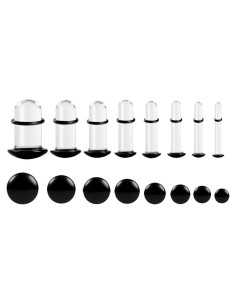 Kit de Estiramiento de Tapones de Vidrio 14G-00G 16 Piezas