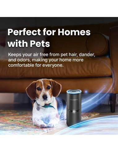 Purificador de Aire Iónico LabCharge - Compacto 23.2 m - Sin Filtro