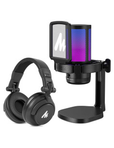 Micrófono USB MAONO MH601 para Juegos con Cancelación de Ruido