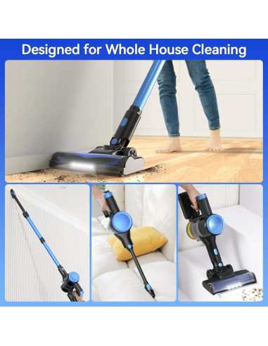 Aspiradora Inalámbrica UML0 N8 Ligera 2 en 1 2200mAh 40min