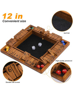 Juego de Mesa Cierra La Caja Crobyi para 1-4 Jugadores 2