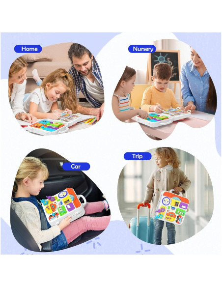 HumorPlay Tablero Musical Ocupado 15-en-1 Juguete Montessori