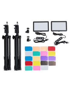 Luz de Video LED 10W Spryflower con Soporte Ajustable 5600K