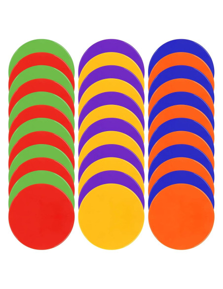 Marcadores de Puntos Poly TuXHui 9" Antideslizantes 36 Pcs