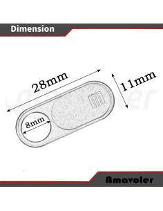 Cubierta de Privacidad para Cámara Tesla Model 3/Y y Dispositivos 2