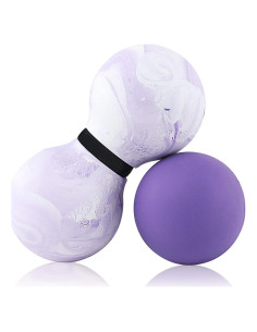 Pelotas de Masaje TXJ - Lacrosse y Cacahuate, Goma, 13.97 cm