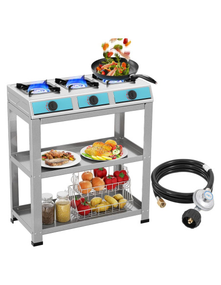 Estufa de Gas Propano 3 Quemadores forimo RQZ-JK-333-S 40000 BTU