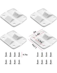 Bisagras de plástico para enfriadores Coleman - Paquete de 4 2