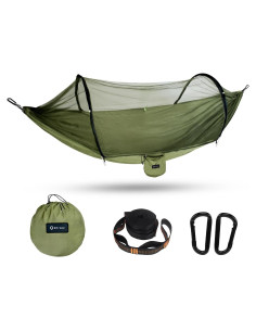 Hamaca Portátil Btrwor con Red Antimosquitos 261x140cm